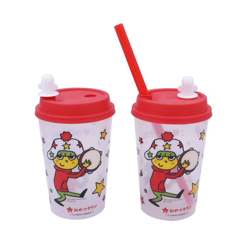 GJ-120 18OZ Cup With Lid And Straw